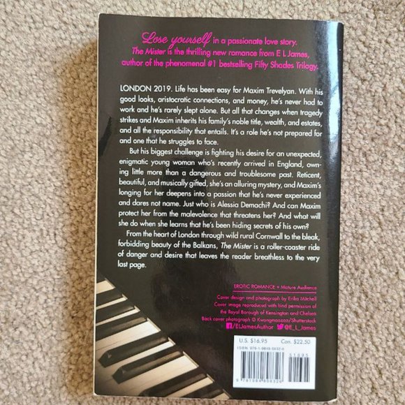 4/$20 The Mister‎ by E.L. James - Paperback - Picture 5 of 5